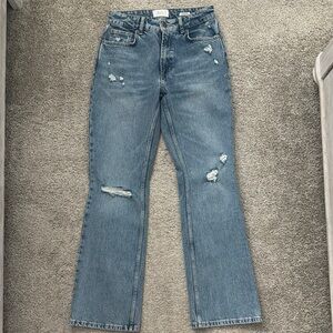 Rails Slim Flare Distressed Jeans